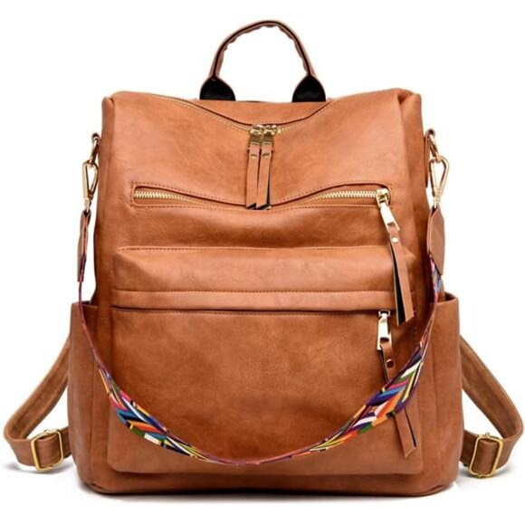 Women\'s Fashion Backpack Purse Multipurpose Design Convertible Satchel Handbags
